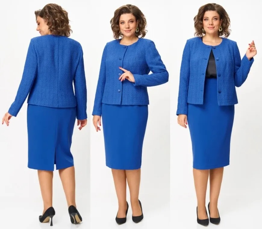 Костюм, жакет, юбка Anastasia Mak 1302В