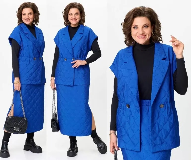 Комплект, жилет, юбка Anastasia 1171.1