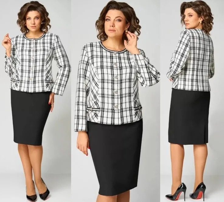 Костюм, жакет, юбка Мишель Стиль 1325