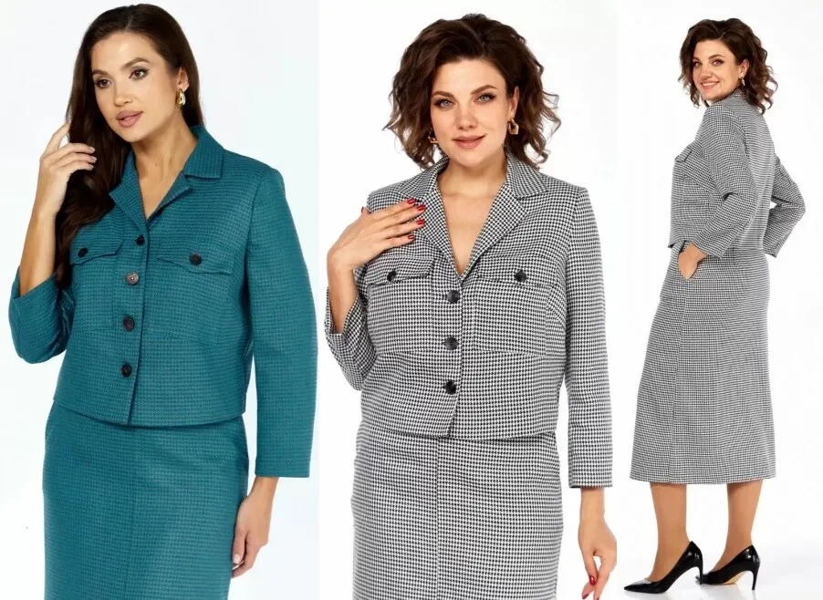 Комплект, жакет, юбка Милора-Стиль 1382