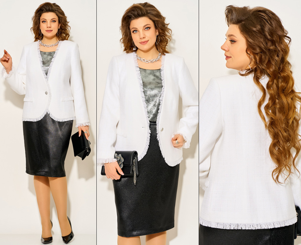 Комплект, жакет, юбка, блузка, майка, топ, костюм Fita 4052