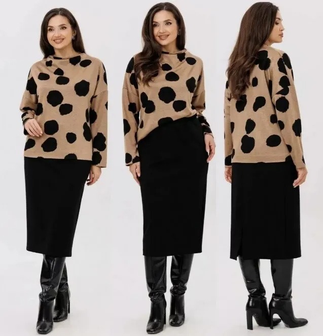 Костюм, джемпер, юбка Mislana 1247