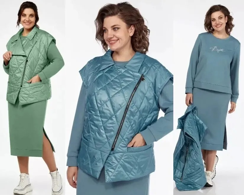 Комплект, джемпер, юбка, жилет БагираАнТа 934