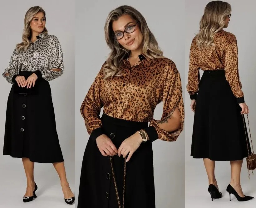 Комплект, блузка, юбка Anastasia 1306