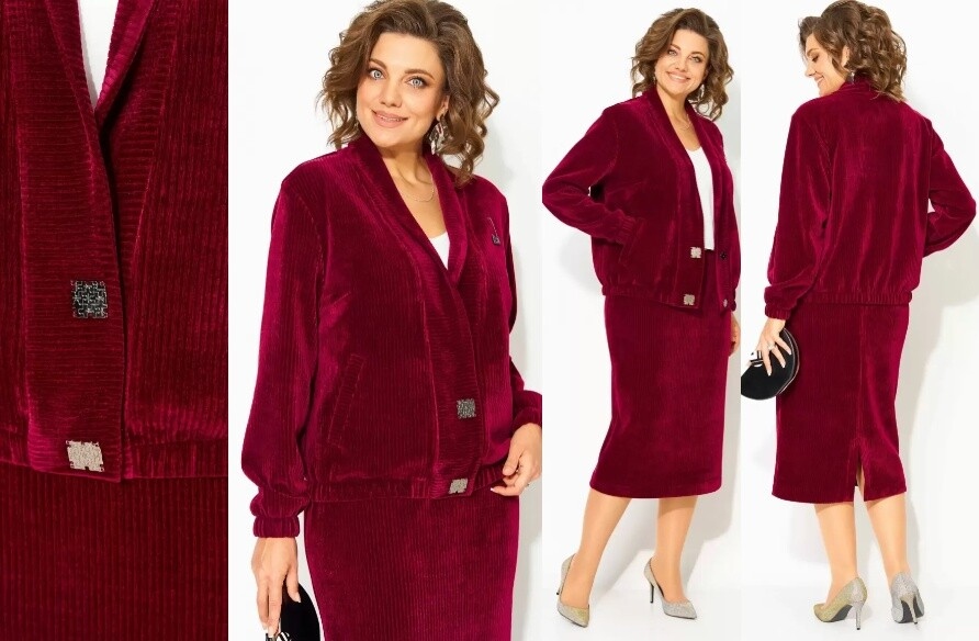 Комплект, жакет, юбка Liliana 1487-2