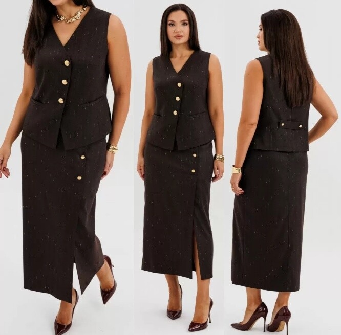 Костюм, жилет, юбка Fantazia Mod 5248