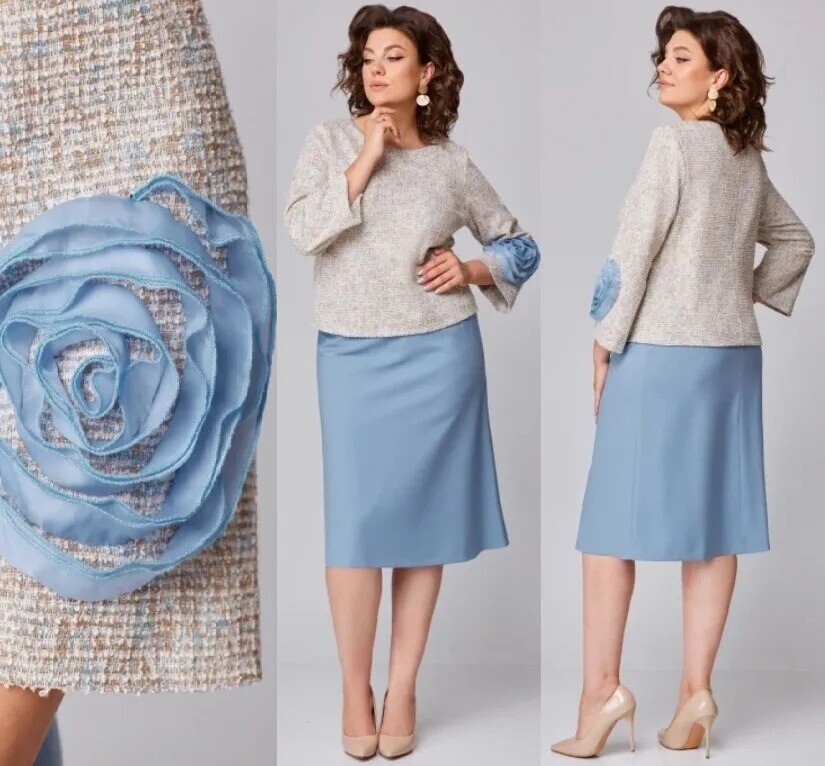 Комплект, юбка, туника Мишель Стиль 1210