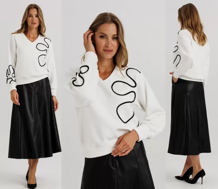 Комплект, блузон, юбка Ларс Стиль 1143