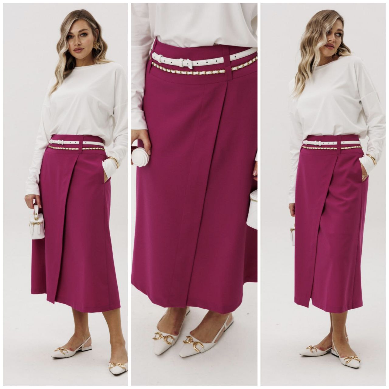 Комплект, джемпер, юбка, костюм Ma Vie М-722