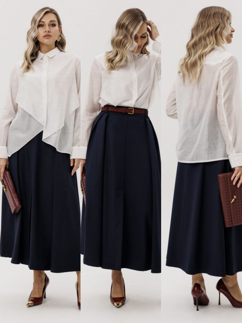 Комплект, юбка, рубашка Ma Vie М-723