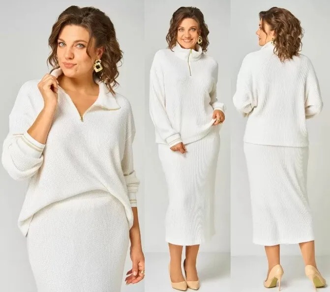 Комплект, джемпер, юбка Andina City 9086-25