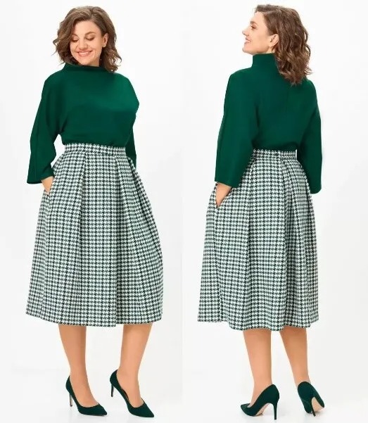 Комплект, блуза, юбка, блузка Anastasia 1304.1