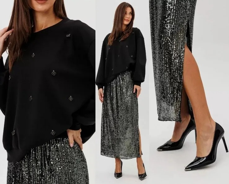 Комплект, свитшот, юбка Fantazia Mod 5324-1