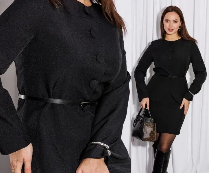 Костюм, жакет, юбка, комплект MARSHOP М210-2