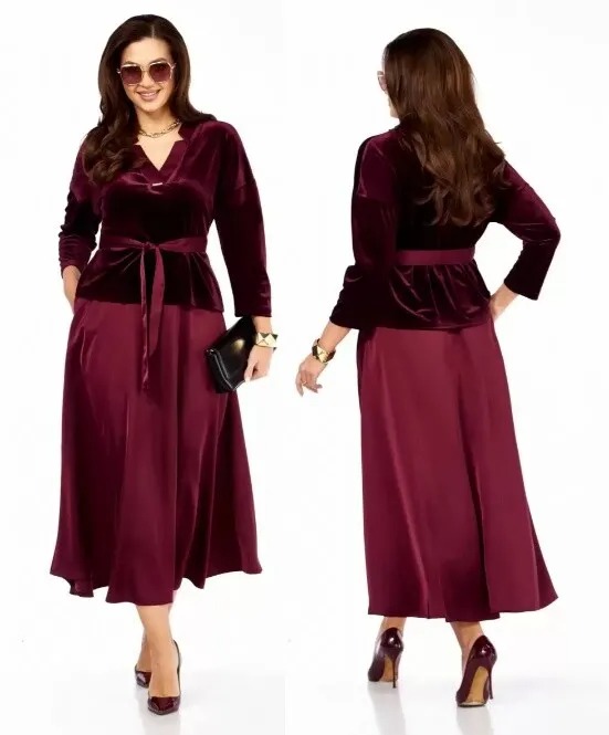 Комплект, юбка, блузон Taita Plus 2533