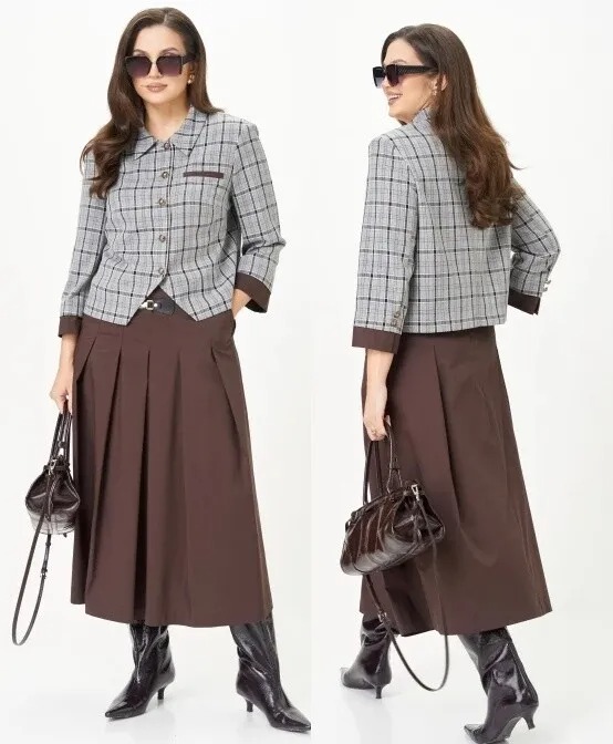 Комплект, жакет, юбка Karina Delux 1418