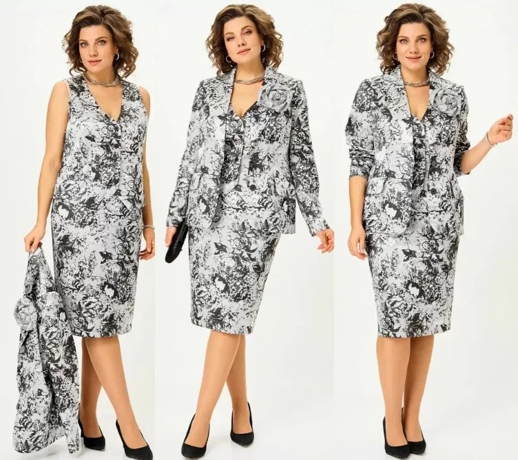 Комплект, жакет, жилет, юбка Angelina & Company 1295