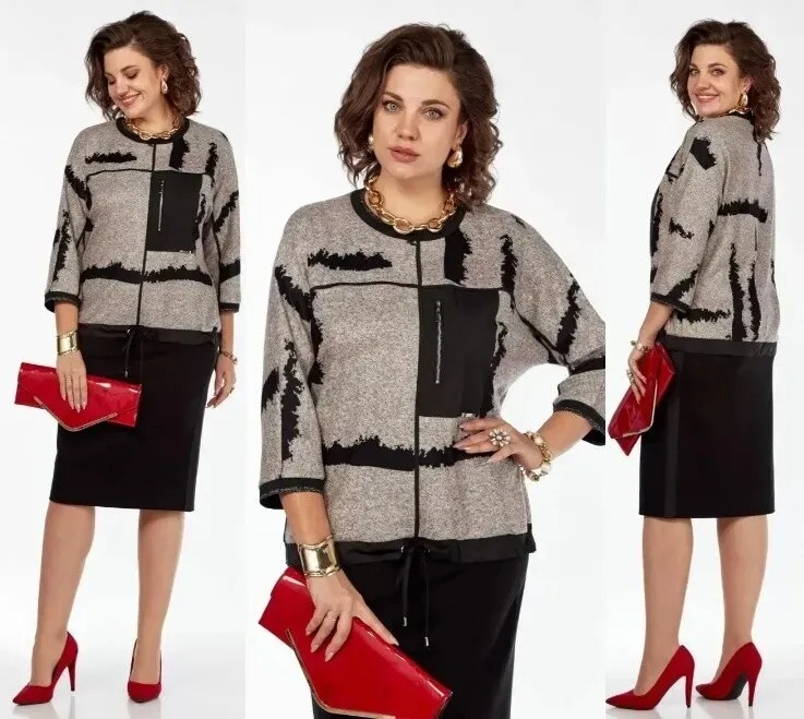 Комплект, джемпер, юбка Grace for you 259