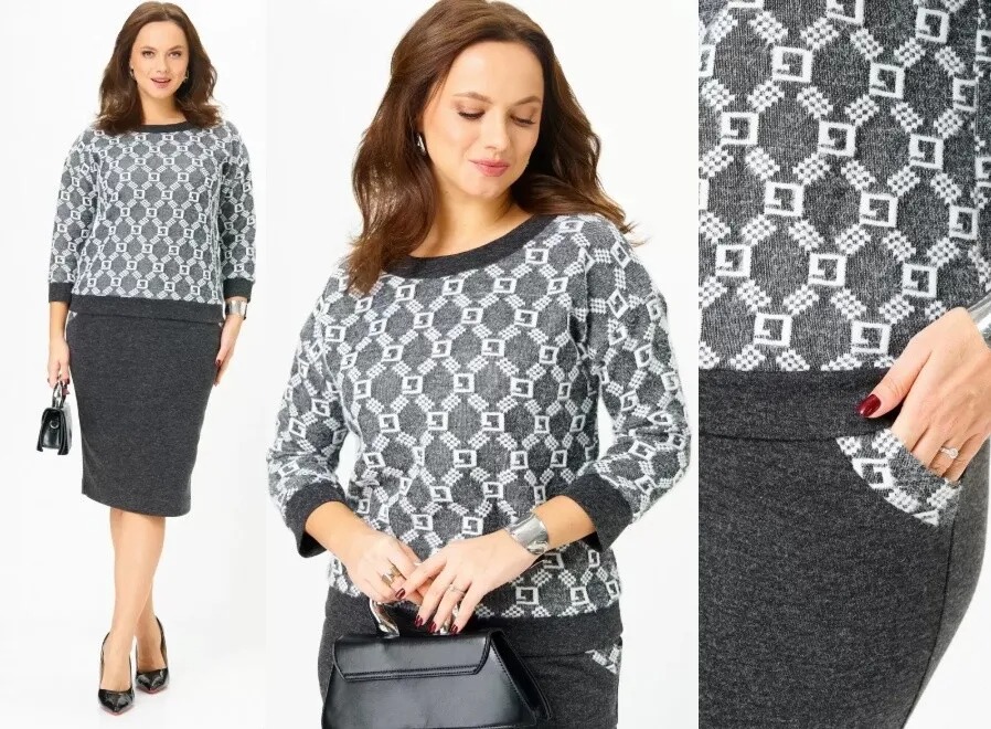 Комплект, жакет, юбка Galean Style 786.1