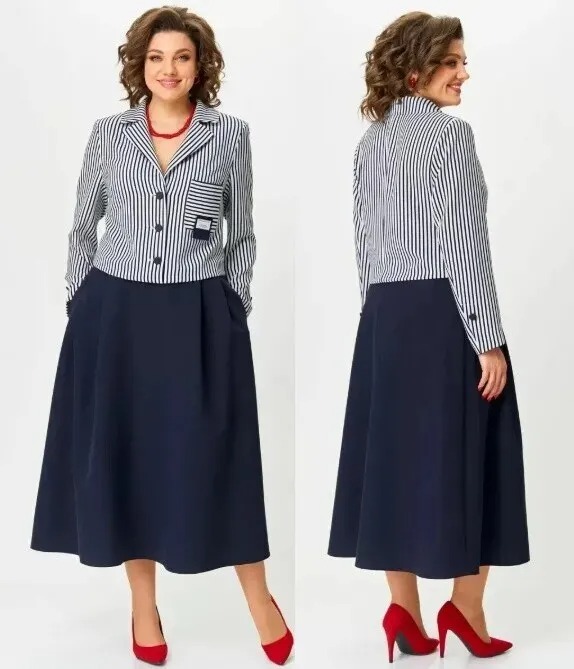 Комплект, жакет, юбка Aira Style 24-17С