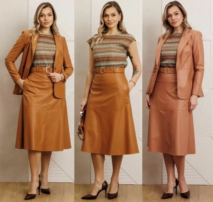 Костюм, топ, жакет, юбка Мода Юрс 26-2850