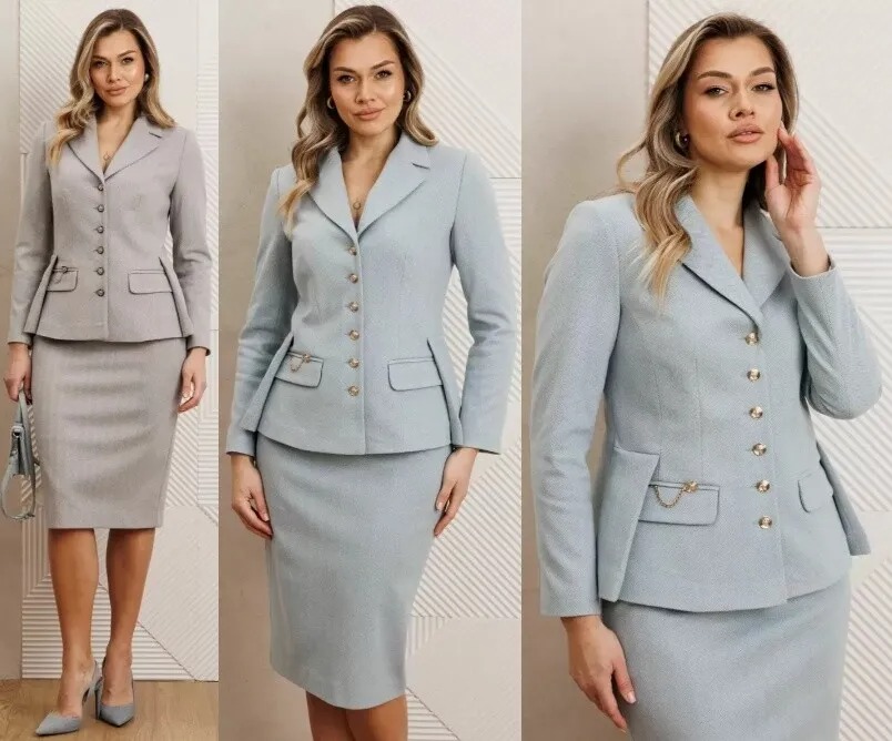 Комплект, жакет, юбка Мода Юрс 25-2931