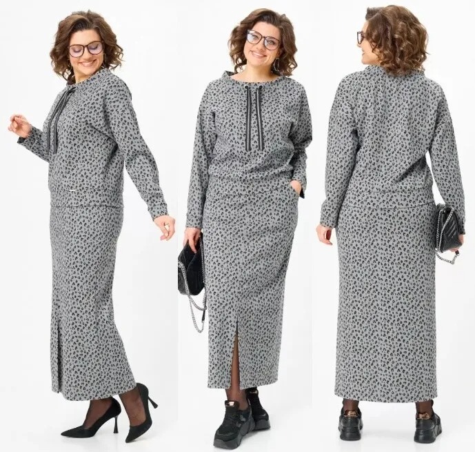 Костюм, джемпер, юбка Michel Chic 1444-2