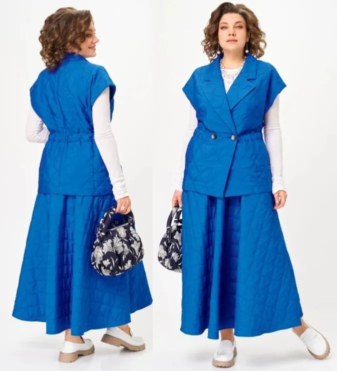 Костюм, жилет, юбка Anastasia 1325