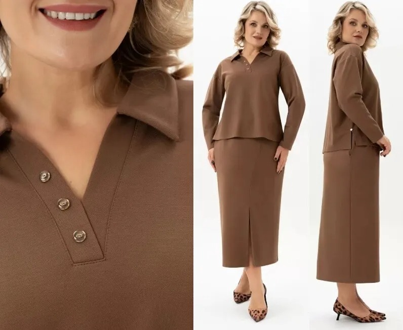 Костюм, свитшот, юбка Algranda А4106-4