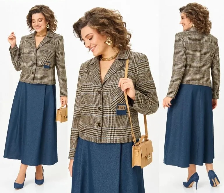 Комплект, жакет, юбка Aira Style 24-17А