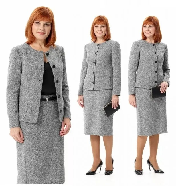 Костюм, жакет, юбка Соджи 679+686