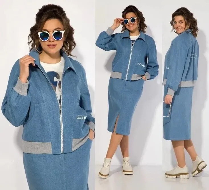 Костюм, жакет, юбка Liliana 1408Д