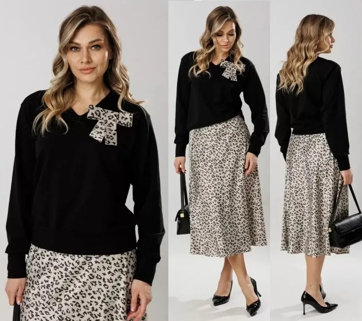 Комплект, блуза, юбка Ларс Стиль 1206