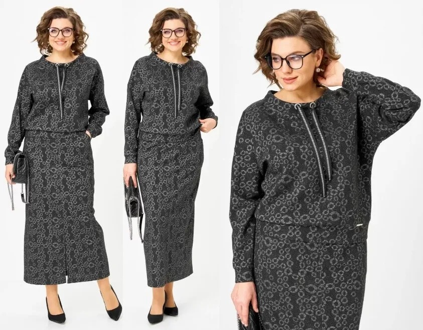 Костюм, джемпер, юбка Michel Chic 1444С