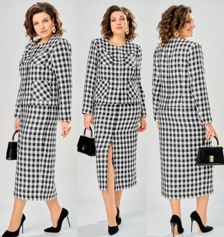 Костюм, жакет, юбка Andina City 9093-26