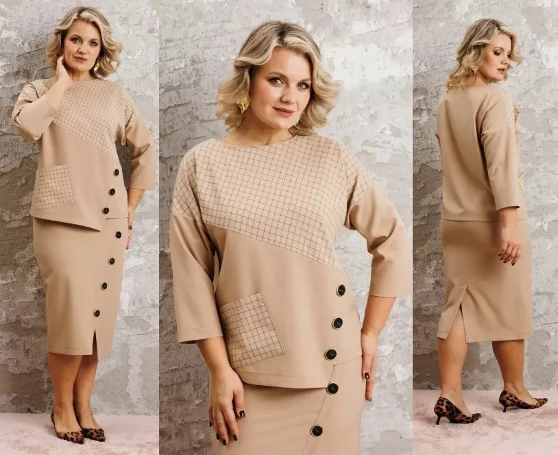 Костюм, блуза, юбка Anastasia 1312