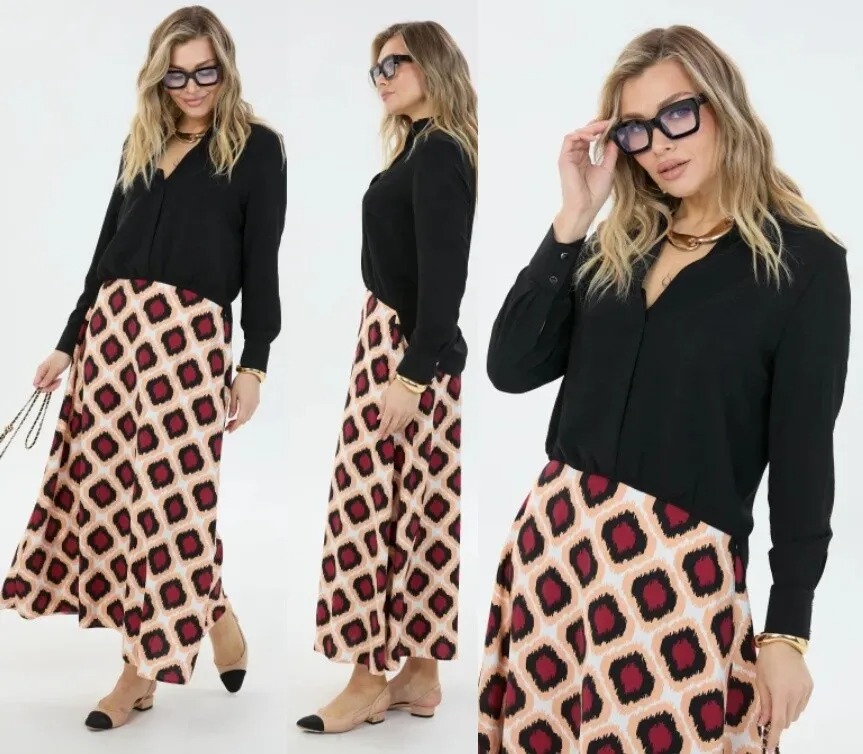 Комплект, блузка, юбка, блуза LM К1870114