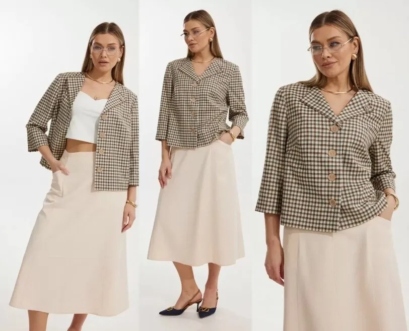 Костюм, жакет, юбка Kaloris 2303