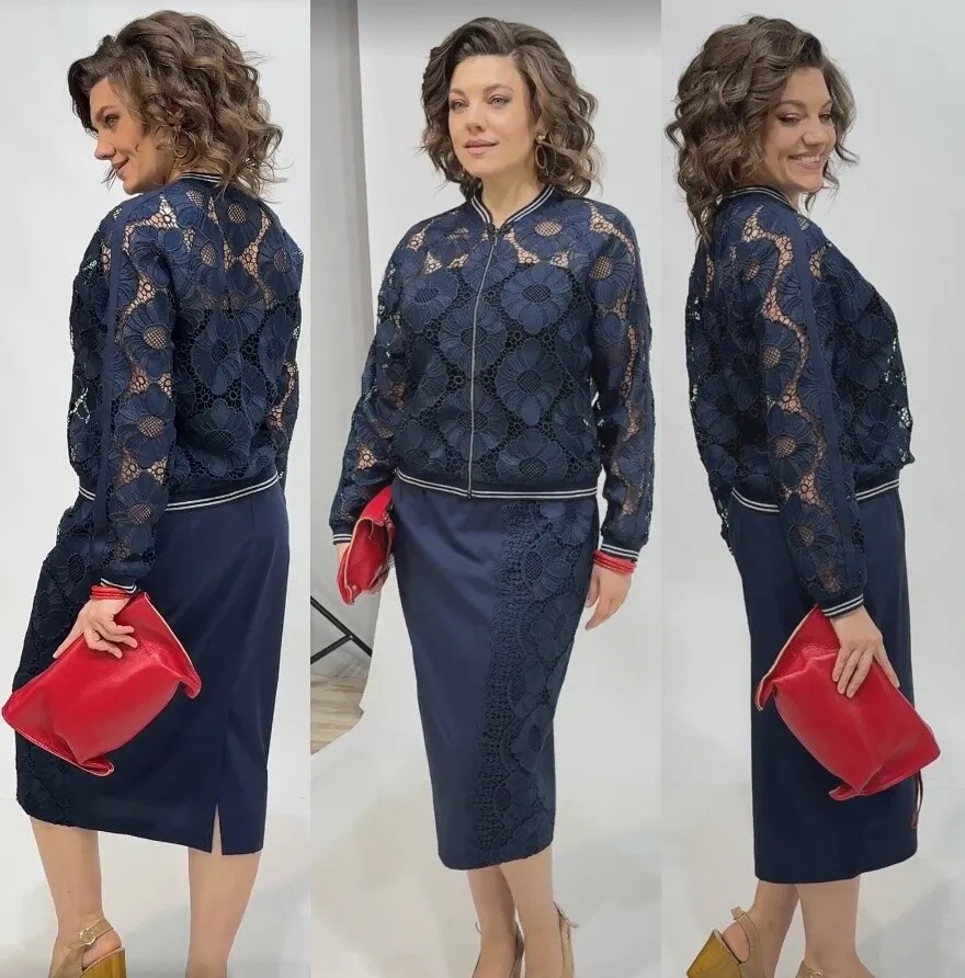 Комплект, юбка, куртка Mira Fashion 5684