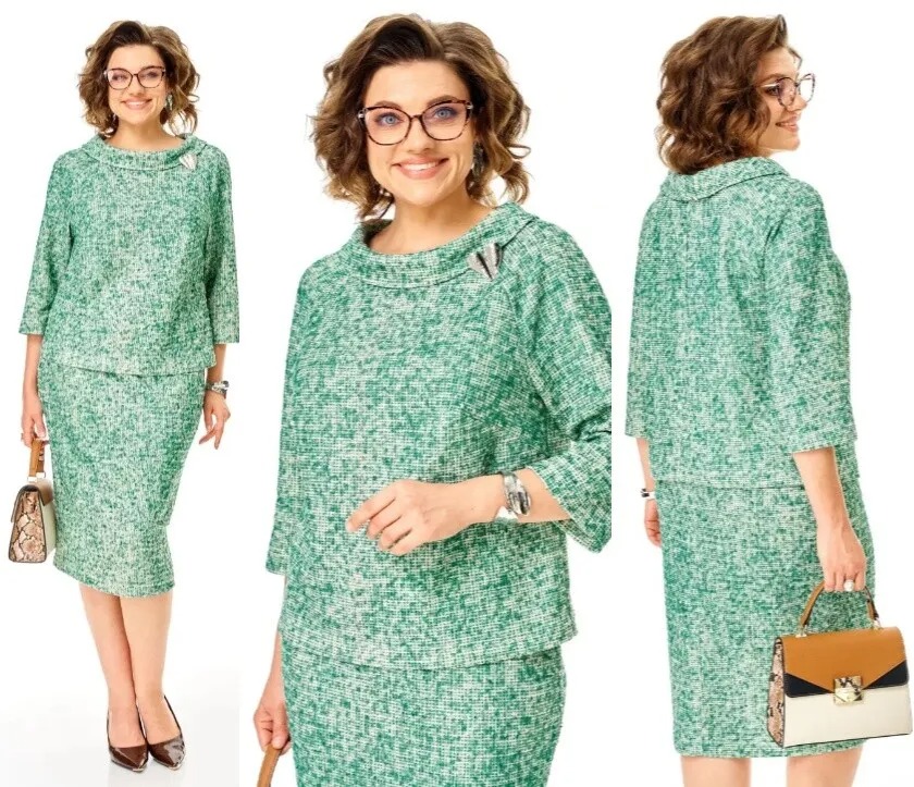 Костюм, блузка, юбка Anastasia 1376