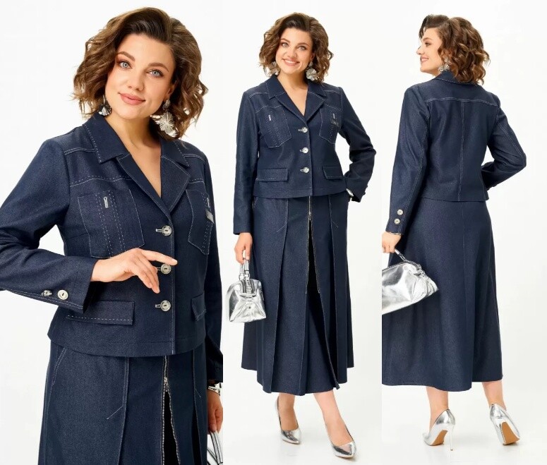 Костюм, жакет, юбка Aira Style 24139С