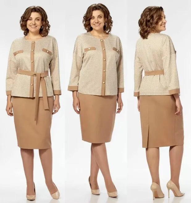Комплект, жакет, юбка Azzara 10064