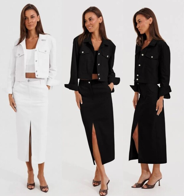 Жакет, топ, юбка V&N Fashion 1178