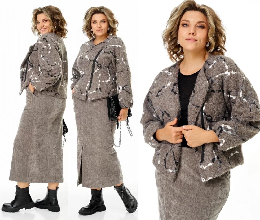 Комплект, жакет, юбка Michel Chic 1465