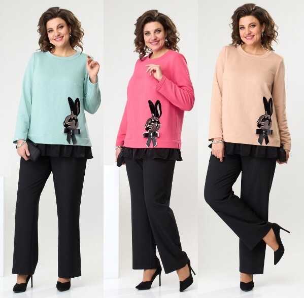 Комплект, джемпер, брюки Romanovich Style 2-2467