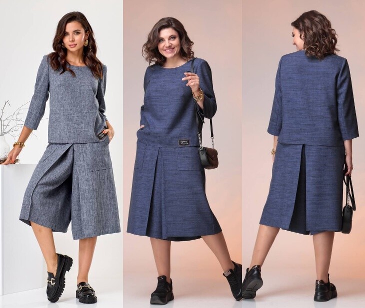 Костюм, блузон, юбка, брюки Romanovich Style 2-2401 в интернет-магазине Белграция