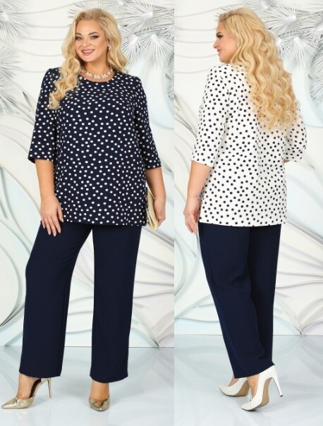 Комплект, блузка, брюки Ninele 7398