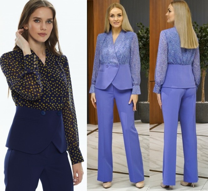 Костюм, блуза, брюки Alani Collection 1730