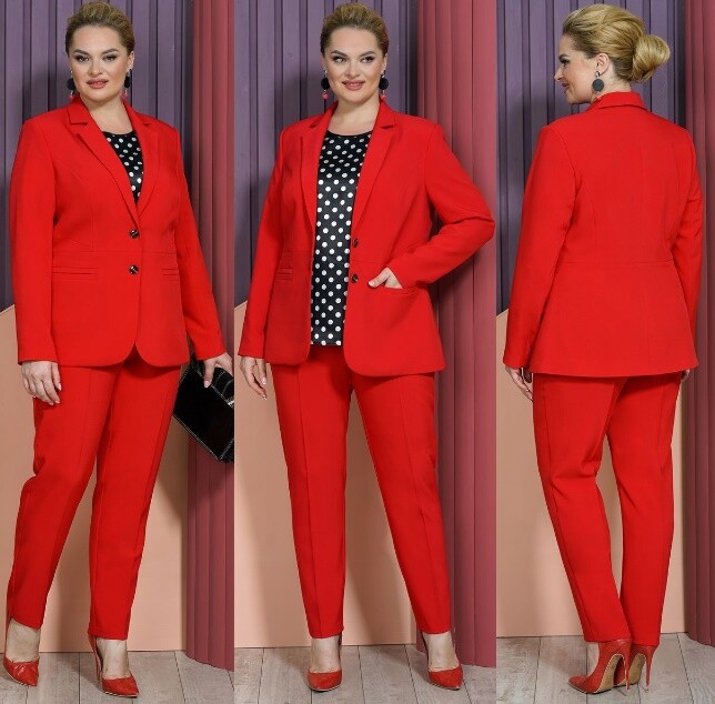 Костюм, жакет, брюки, блуза Alani Collection 1333