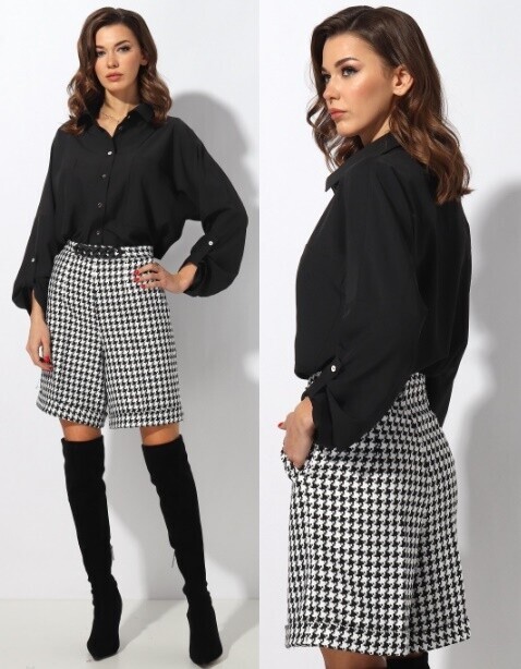 Костюм, блузка, шорты Mia-Moda 1403-1